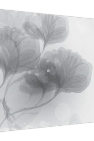 Oryginalny Schilderij - Bloemen in het grijs