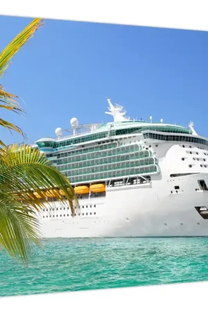 Schilderij - Cruiseschip Oryginalny