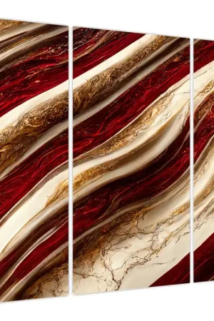 Schilderij - Goud - witte textuur Darmowa dostawa