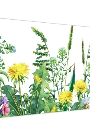 Schilderij - Geverfde weidebloemen Bezpieczna płatność