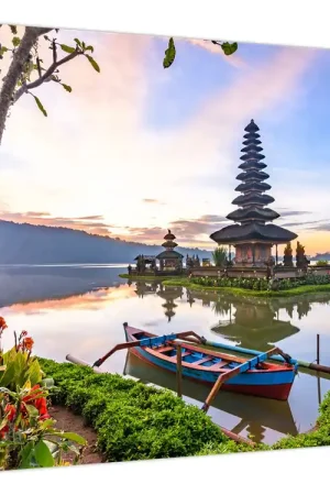 Ostatnia szansa Schilderij - Pura Bratan Tempel