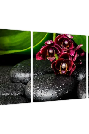 Schilderij - Lavastenen Premium