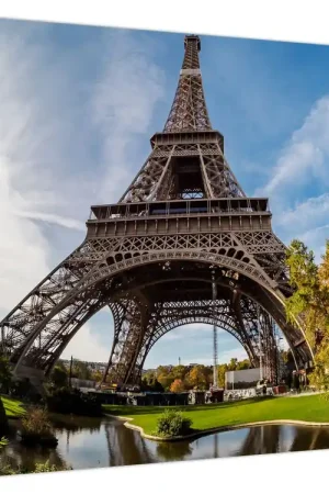Schilderij - Eiffeltoren gekleurd Niska cena