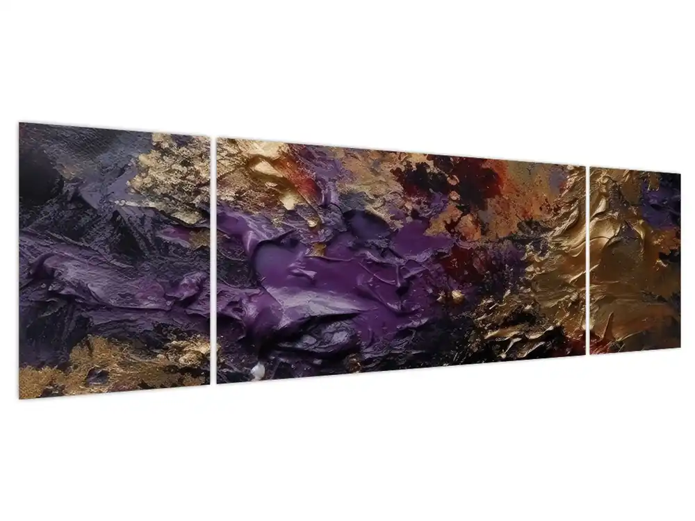 Schilderij - Abstractie met structuur Premium