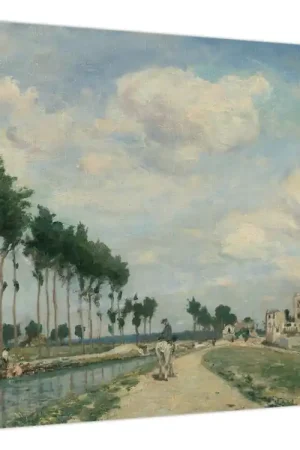 Schilderij - Johan Barthold Jongkind, Het jaagpad, reproducties Zwrot pieniędzy