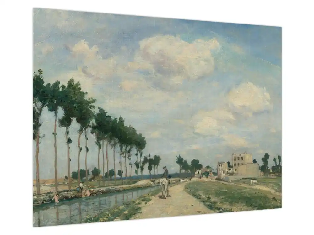 Schilderij - Johan Barthold Jongkind, Het jaagpad, reproducties Zwrot pieniędzy