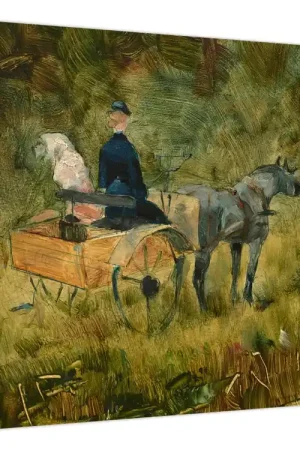 Schilderij - Henri de Toulouse-Lautrec, The Trap, reproducties Darmowa dostawa