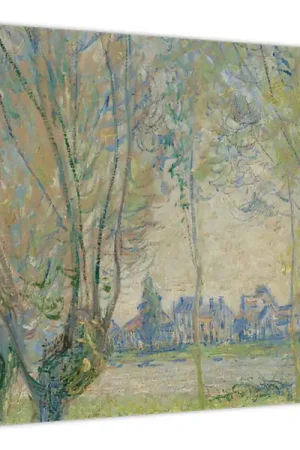 Schilderij - Claude Monet, Woman Seated under the Willows, reproducties Oryginalny