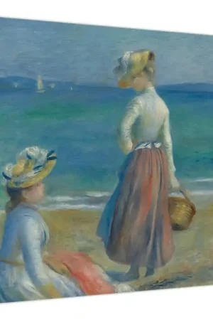 Bezpieczna płatność Schilderij - Auguste Renoir, Figures on the Beach, reproducties