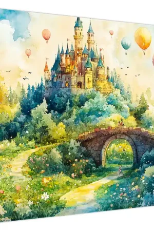 Schilderij - Sprookjeskasteel Najlepsza cena