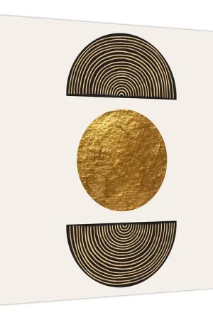 Schilderij - Gouden ornament N⁰1 Darmowa dostawa