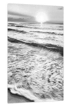 Schilderij - Zonsondergang aan zee Tylko dziś