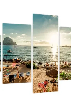 Schilderij - Strand met mensen Kup teraz