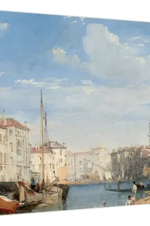 Schilderij - Richard Parkes Bonington, The Grand Canal, reproducties Niska cena