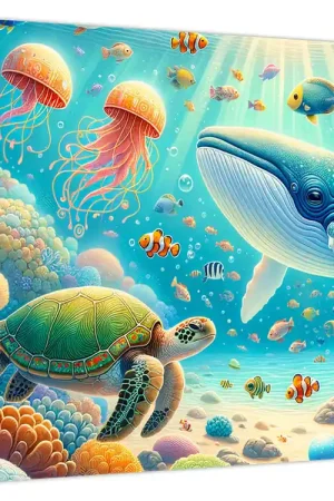 Tani Schilderij - Wereld onder water