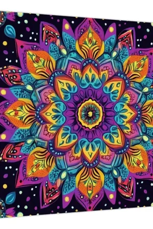 Schilderij - Kaleidoscopische mandala Popularny