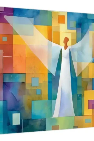 Zamów teraz Schilderij - Geometrische engel