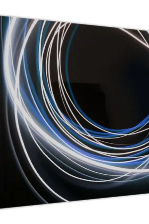 Schilderij - Blauwe lijnen Oferta limitowana