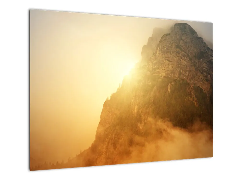 Schilderij - Berg in de nevel Oferta