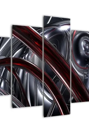 Wyprzedaż Schilderij - Grijze abstractie