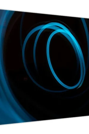 Schilderij - Blauwe streep Tani