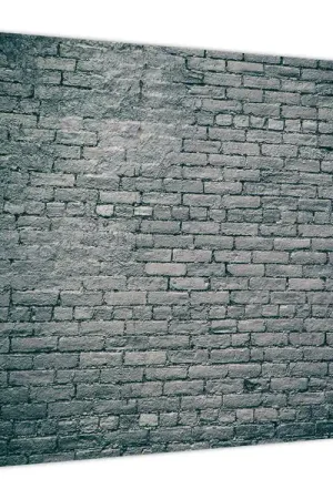 Schilderij - Bakstenen muur Popularny