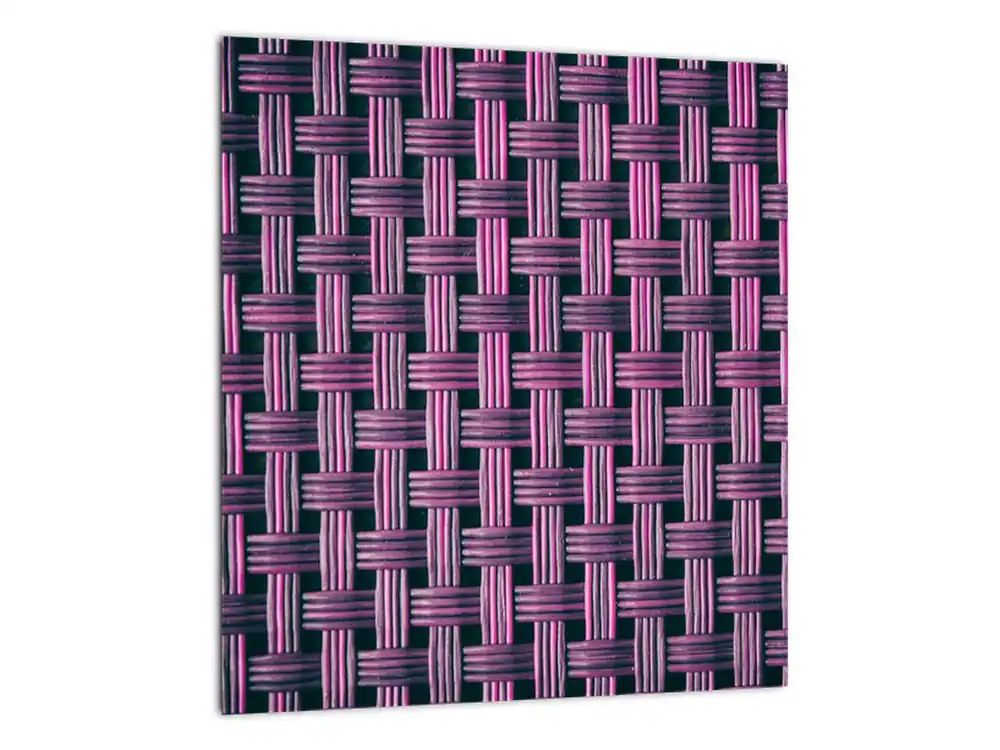 Schilderij - Paarse textuur Popularny
