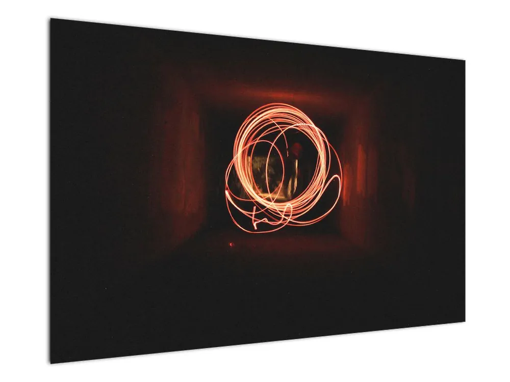 Schilderij - Tunnel van lijnen Wysoka jakość