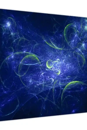 Popularny Schilderij - Blauwe abstractie