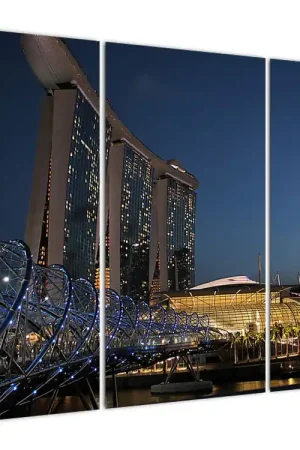 Premium Schilderij - Moderne grote stad