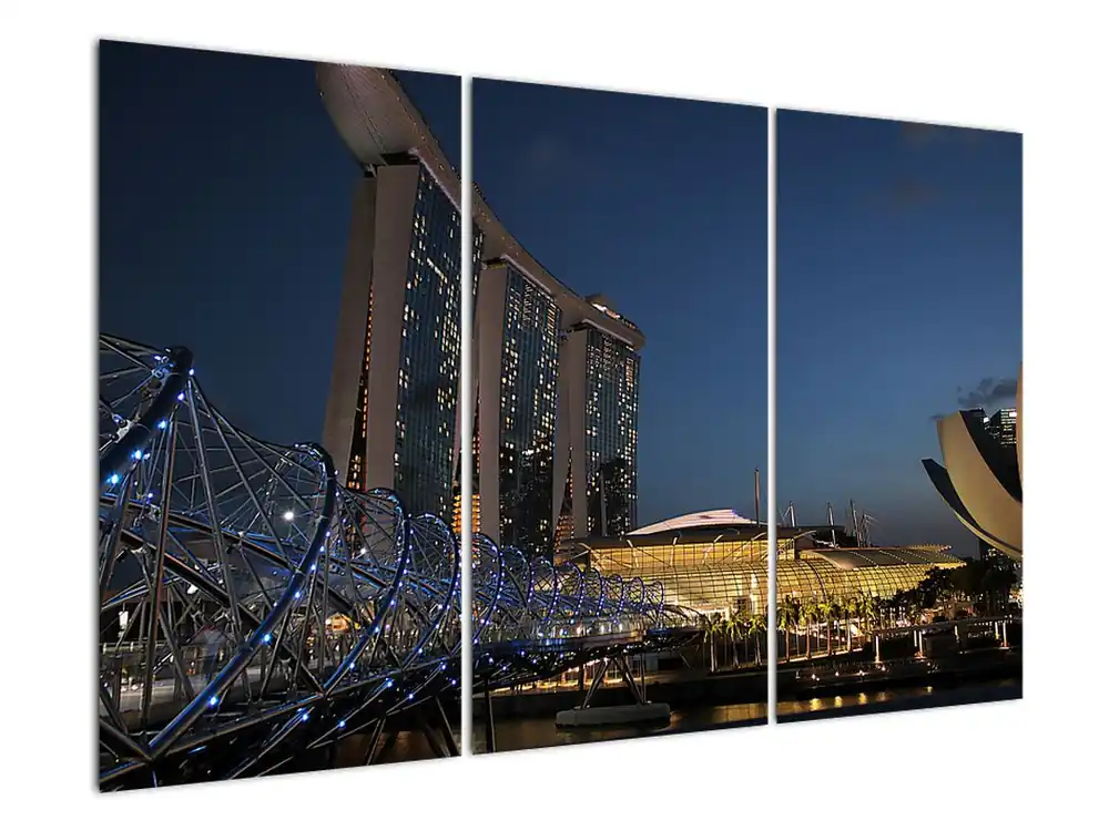 Premium Schilderij - Moderne grote stad