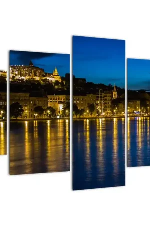 Najlepsza cena Schilderij - Stad bij nacht