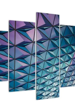 Schilderij - Kleurrijke structuur Najlepsza cena