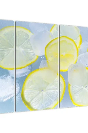 Tylko dziś Schilderij - Citroen met ijsklontjes