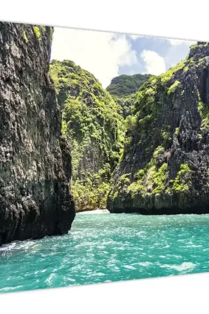 Schilderij - Bergrivier Popularny