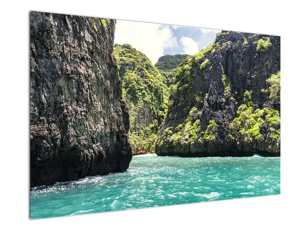 Schilderij - Bergrivier Popularny