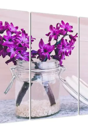 Kup teraz Schilderij - Paarse bloemen