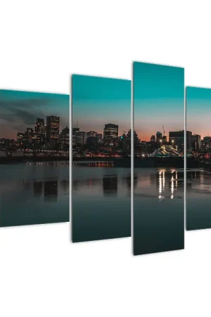 Rabat Schilderij - Grote stad