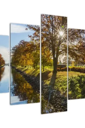 Schilderij - Gracht Wyprzedaż