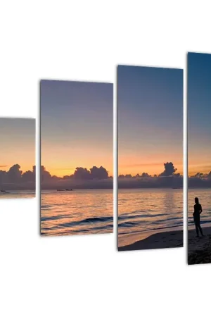 Zamów teraz Schilderij - Vrouw op het strand