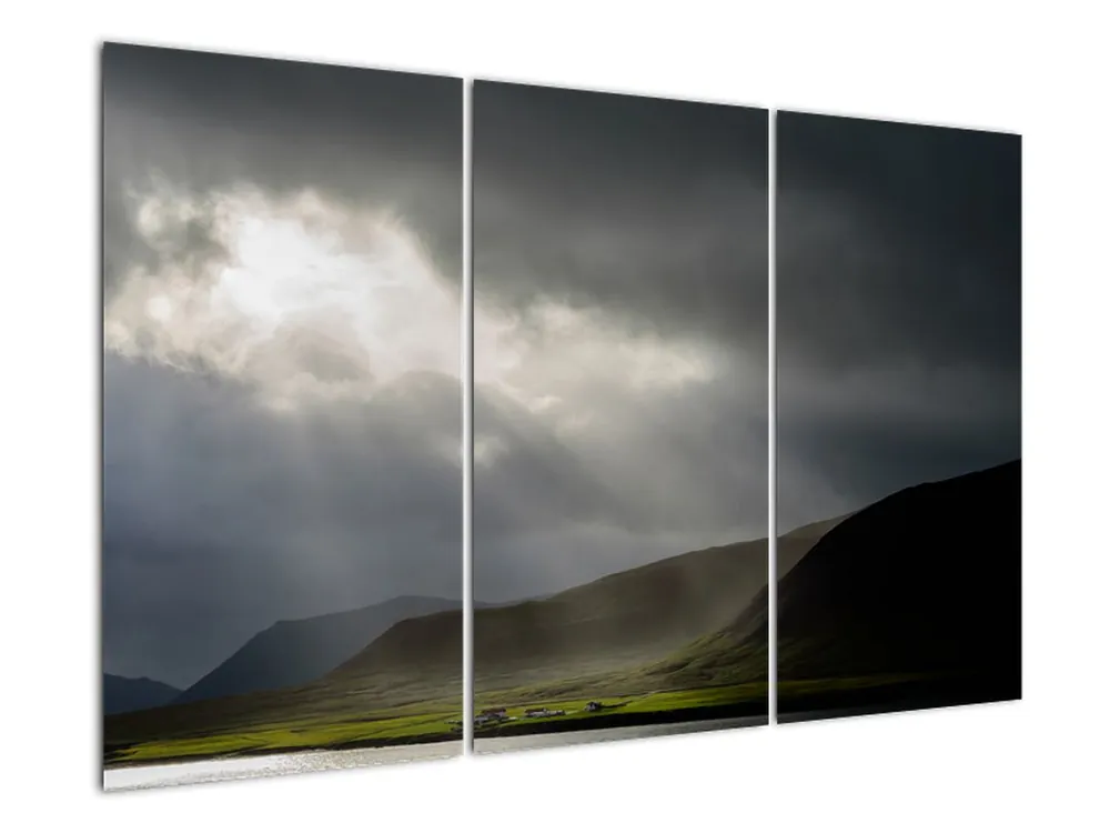 Schilderij - Naderende storm Nowość