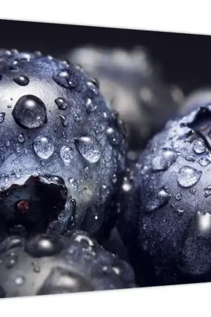 Szybka dostawa Schilderij - Fruit met waterdruppels