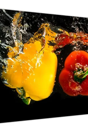 Tylko dziś Schilderij - Paprika´s in het water