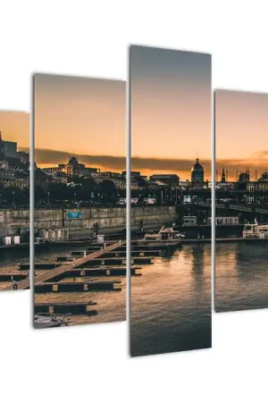 Kup teraz Schilderij - Havenstadje