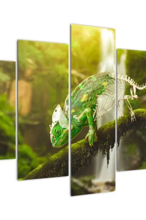 Schilderij - Hagedis Tylko dziś