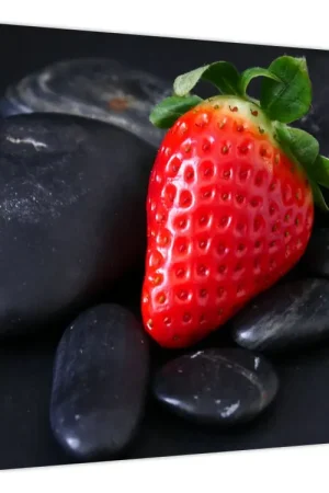 Schilderij - Aardbei Ekspresowa dostawa