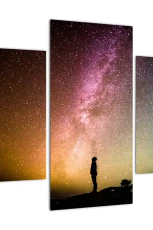 Schilderij - Sterrenhemel Rabat