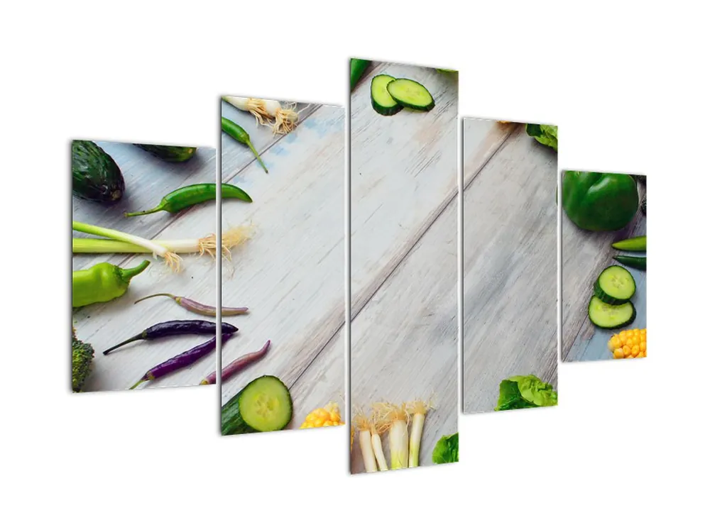 Schilderij - Groenten Rabat