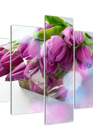 Oryginalny Schilderij - Bos tulpen