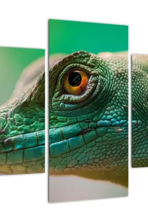 Schilderij - Reptiel, detail Najlepsza cena